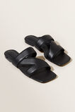 Maya Leather Sandal  Black  hi-res