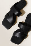 Maya Leather Sandal  Black  hi-res