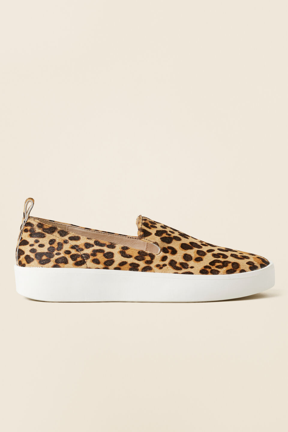 Natalie Suede Slip On Sneaker  Ocelot