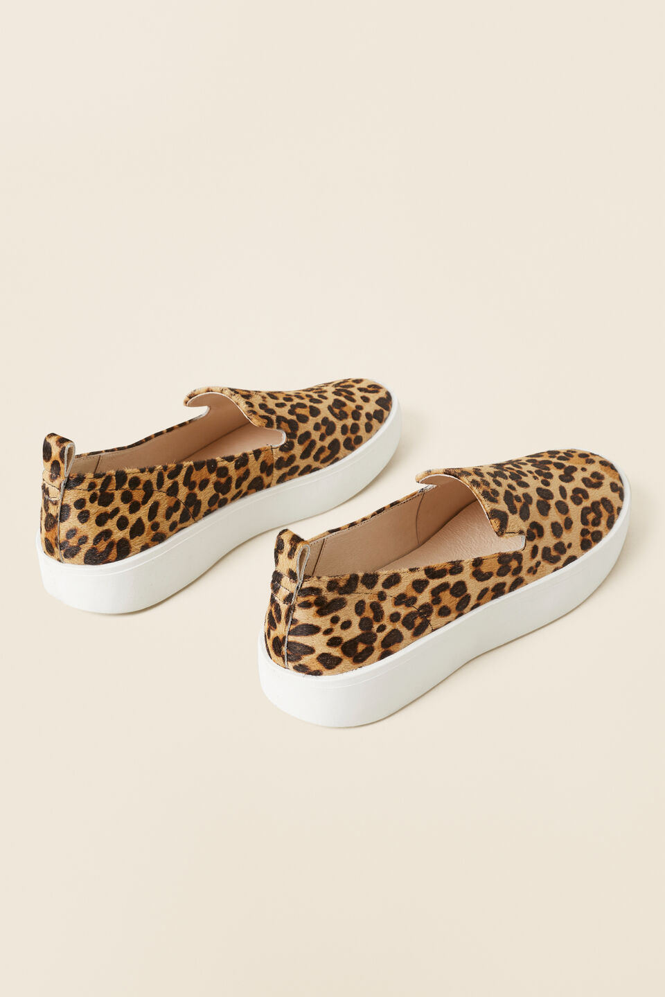 Natalie Suede Slip On Sneaker  Ocelot