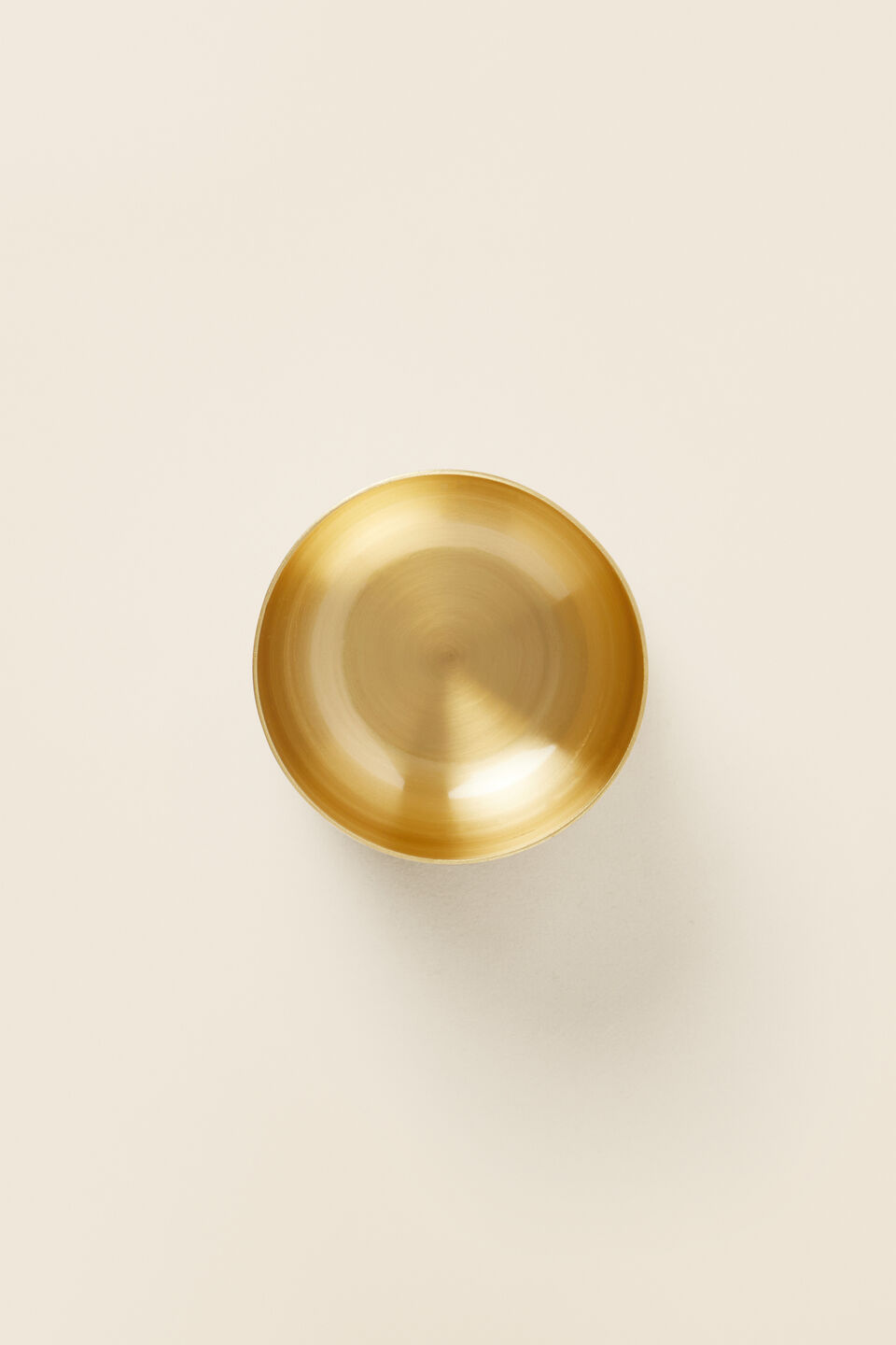 Rae Small Bowl  Brass