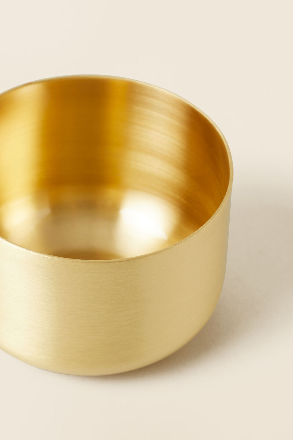 Rae Small Bowl  Brass