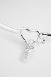 Silver Initial Bangle  T  hi-res