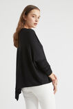Core Asymmetrical Sweat  Black  hi-res