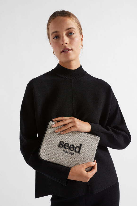 Seed Pouch  Black Natural  hi-res