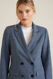 Blue Iris Check Blazer    hi-res