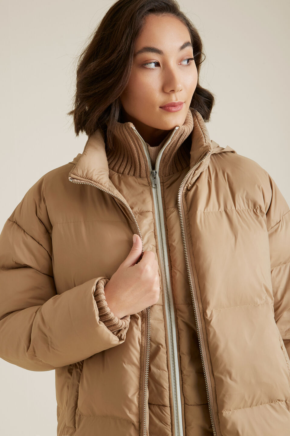 Double Zip Puffer  