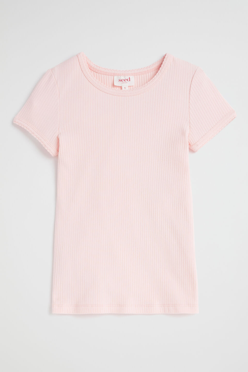 Core Summer Rib Tee  Dusty Rose