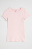 Core Summer Rib Tee  Dusty Rose  hi-res