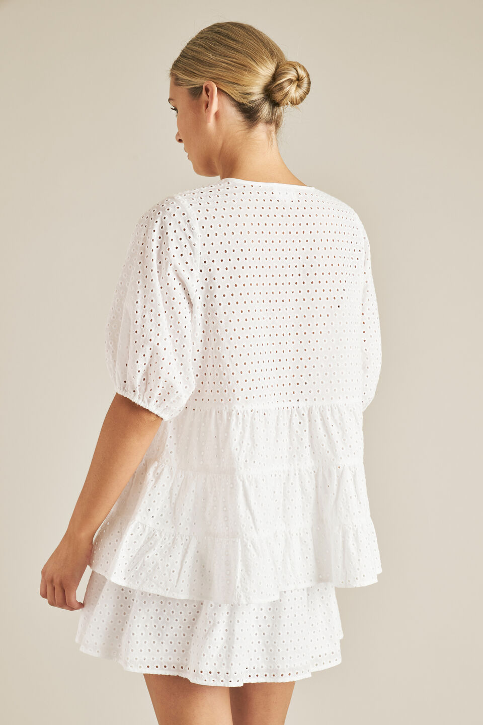 Tiered Broderie Top  