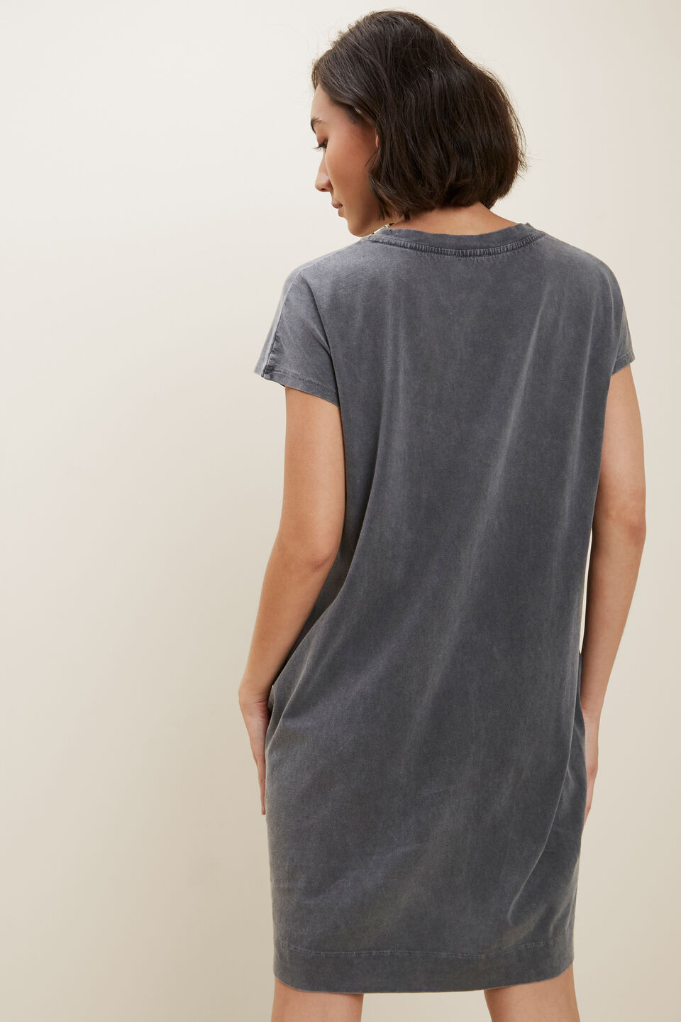 Tee Dress  Coal Vintage Wash