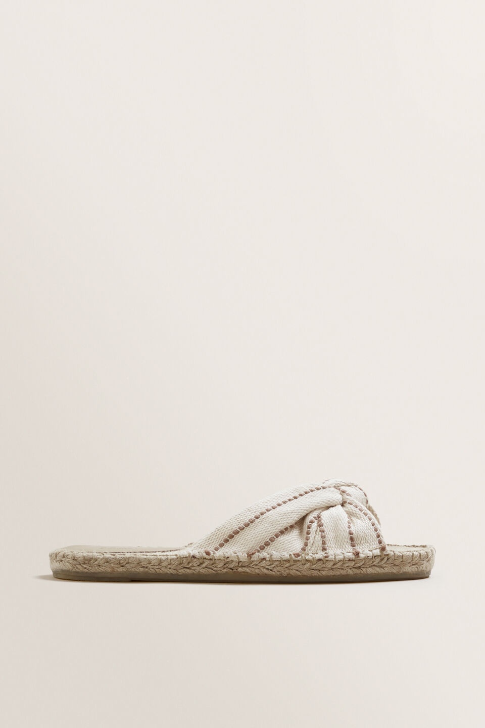 Ella Knot Espadrille  Donkey Stripe