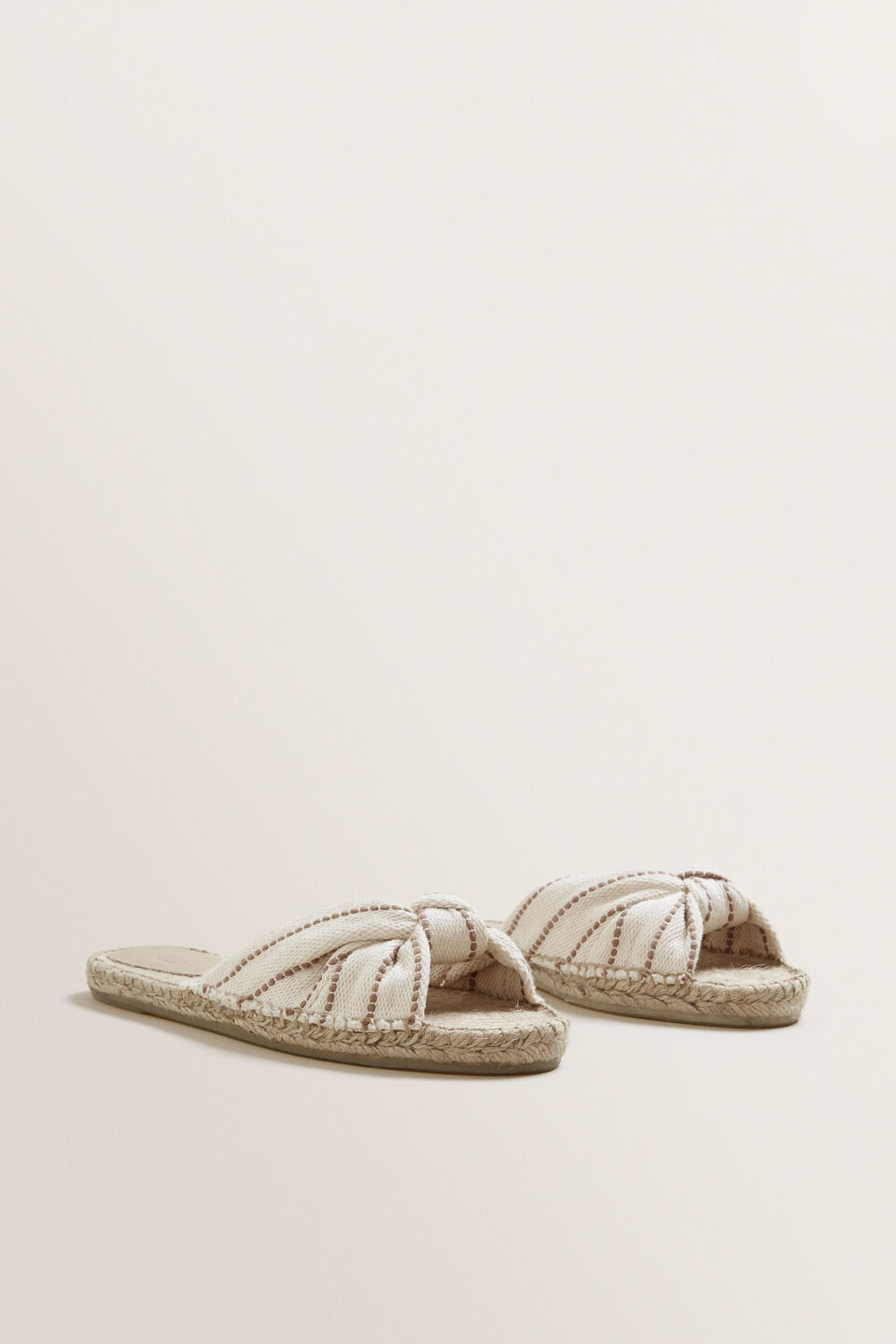 Ella Knot Espadrille  Donkey Stripe