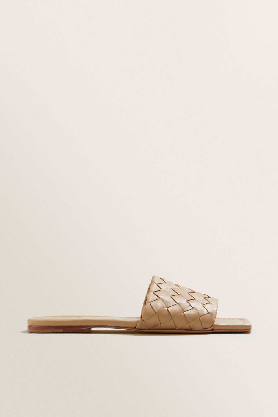 Amber Woven Flat  Beige