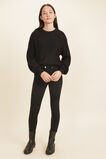 Crop Knit  Black  hi-res