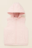 Core Logo Puffer Vest  Dusty Rose  hi-res