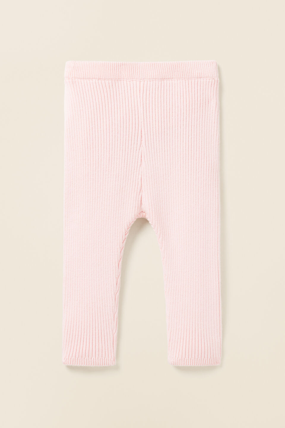 Rib Knit Legging  Dusty Rose