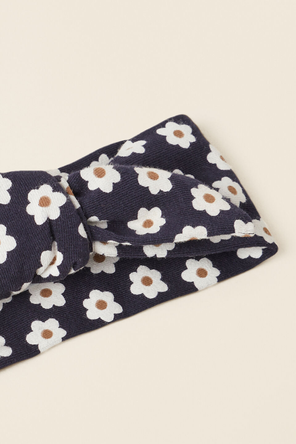 Ditsy Floral Fabric Headband  Midnight