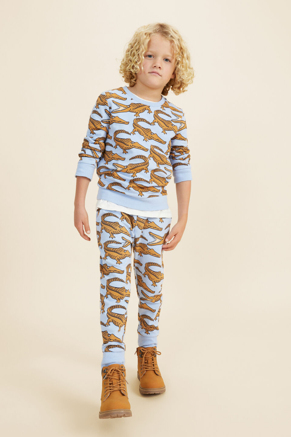 Crocodile Trackpant  Blue Jay