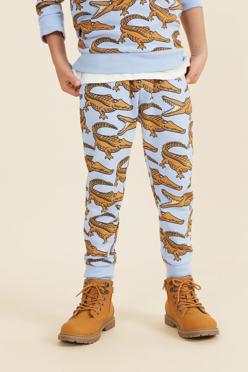 Crocodile Trackpant  Blue Jay