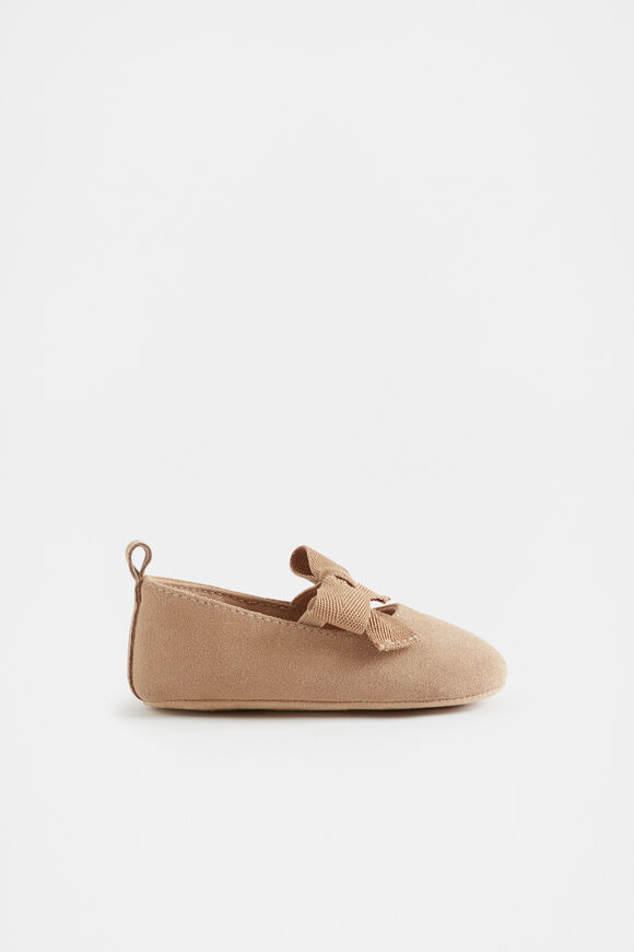Suede Ribbon Mary Jane Pre Walker  Sand  hi-res