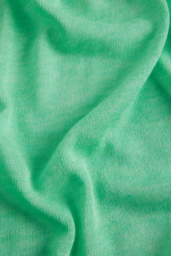 Fine Knit Poncho  Key Lime  hi-res