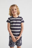 Vintage Stripe Tee  Midnight Blue  hi-res
