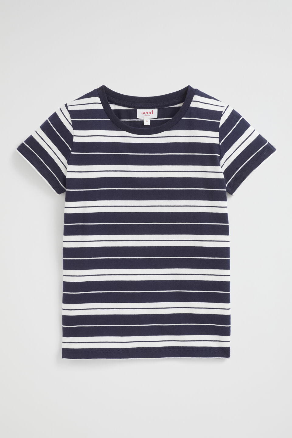 Vintage Stripe Tee  Midnight Blue