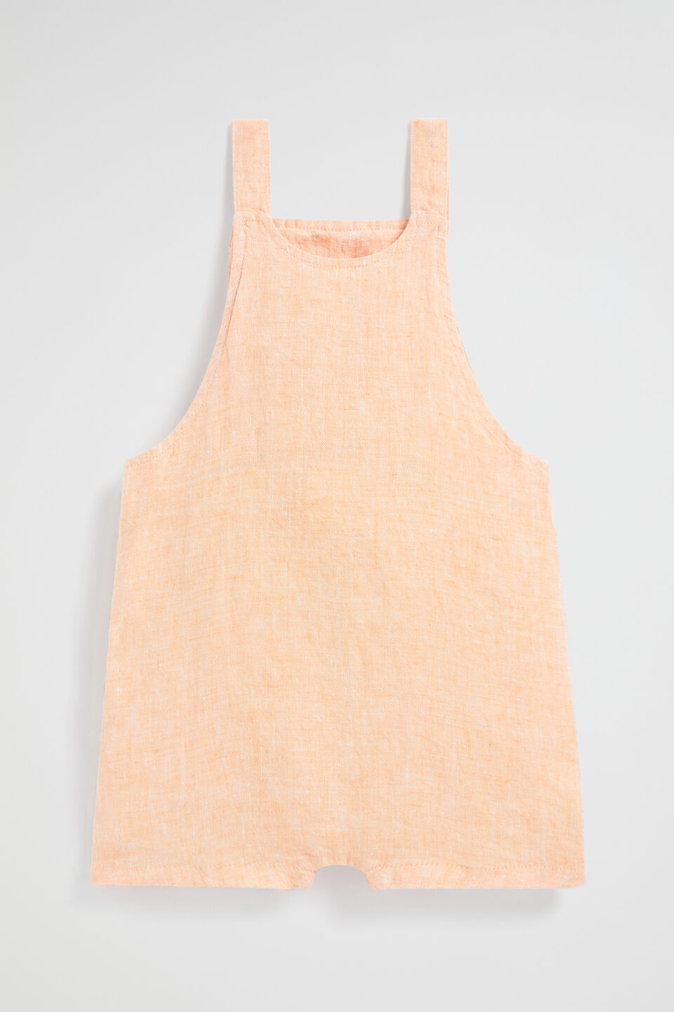 Linen Pocket Overall  Tangelo