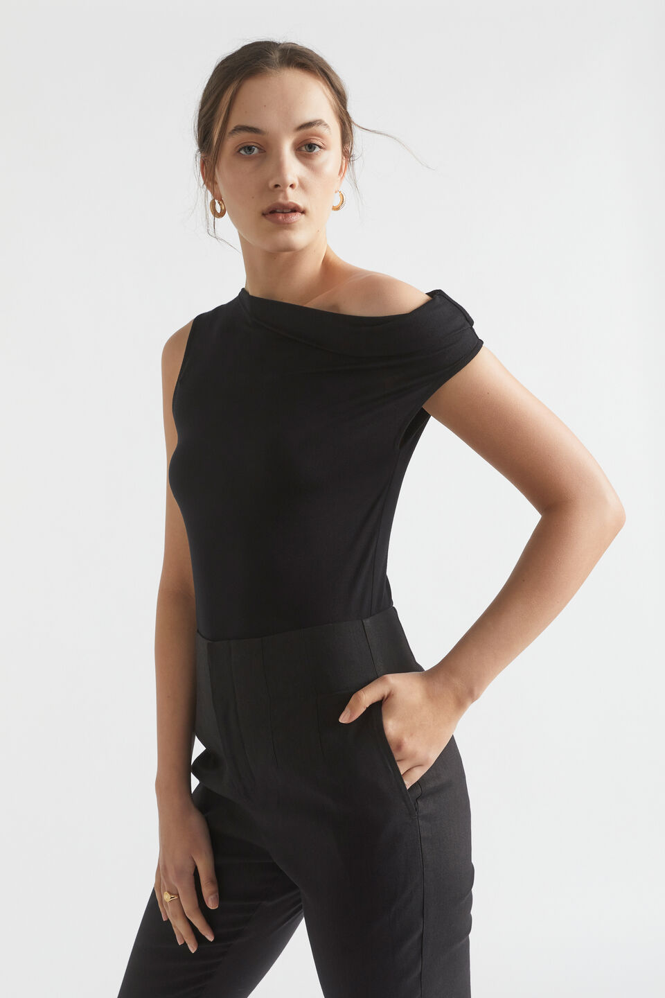 Off Shoulder Top  Black