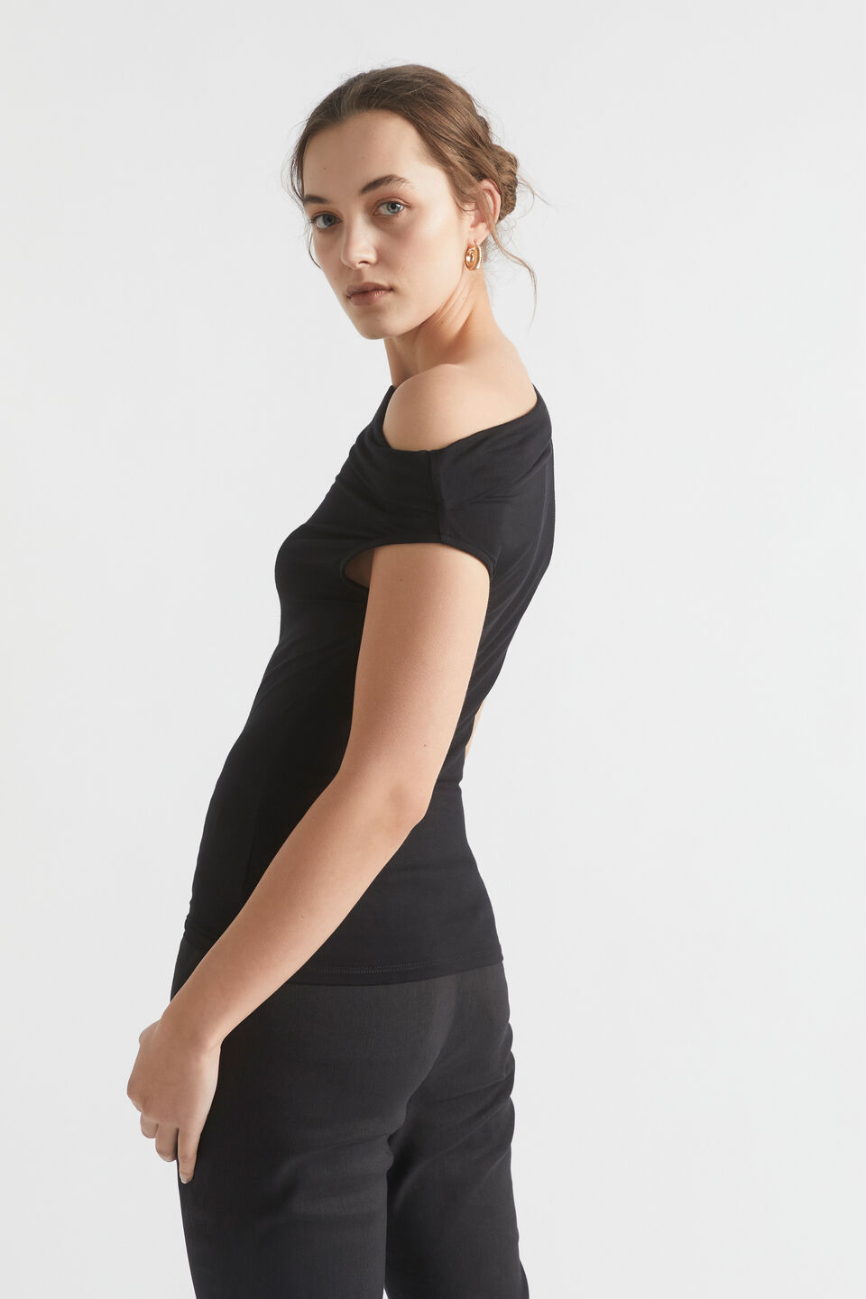 Off Shoulder Top  Black