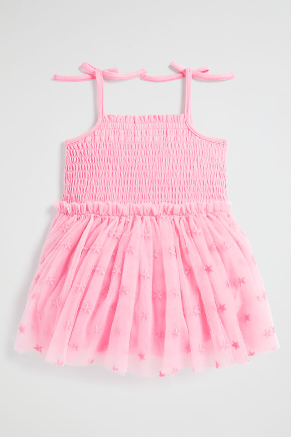 Star Embroidered Dress  Sherbet  hi-res