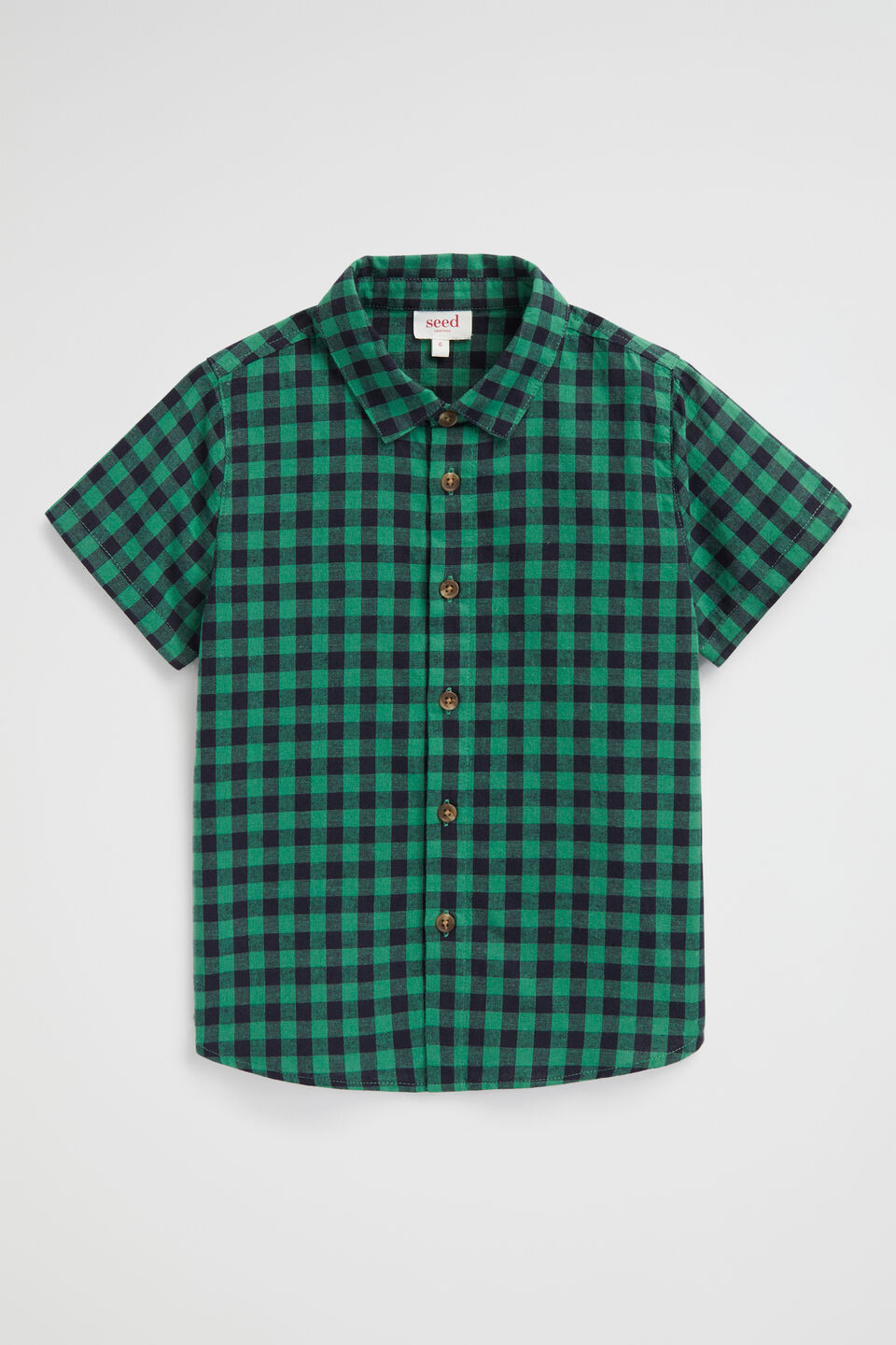 Check Shirt  Palm Green
