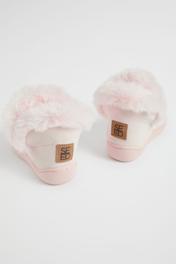 Fluffy House Boot  Dusty Rose  hi-res