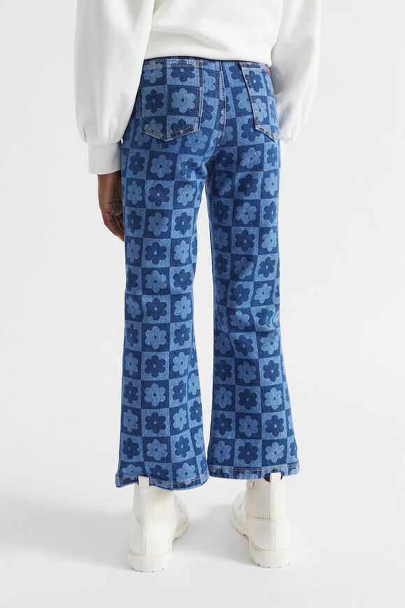 Checked Jean  Indigo  hi-res