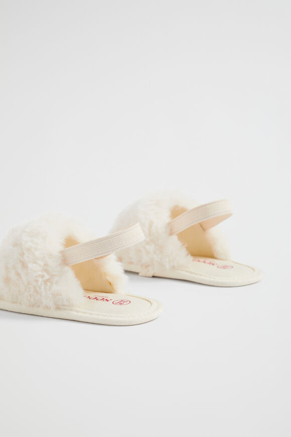 Fur Mini Slide  Neutral  hi-res