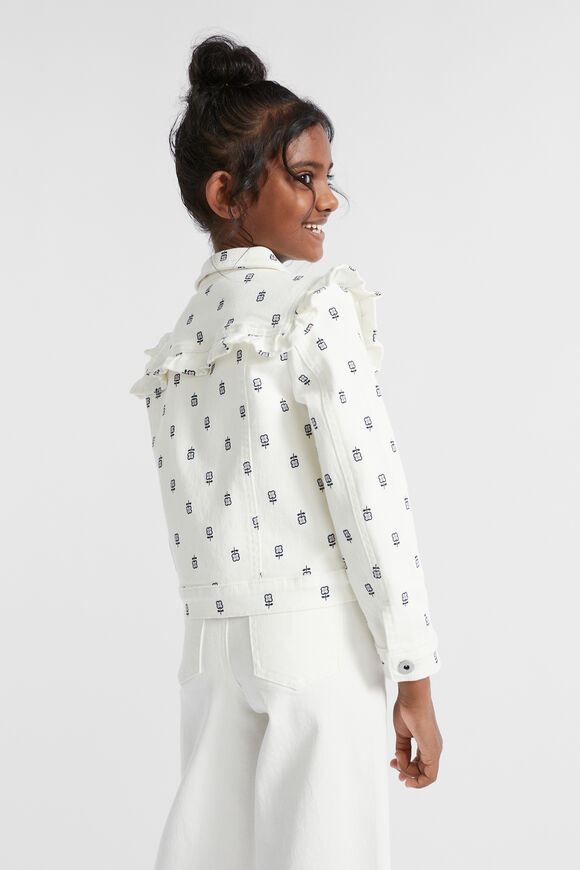 Floral Denim Jacket  Canvas Wash  hi-res