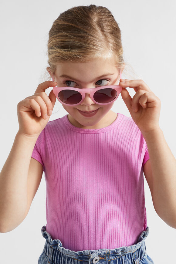 Round Sunglasses  Pink  hi-res