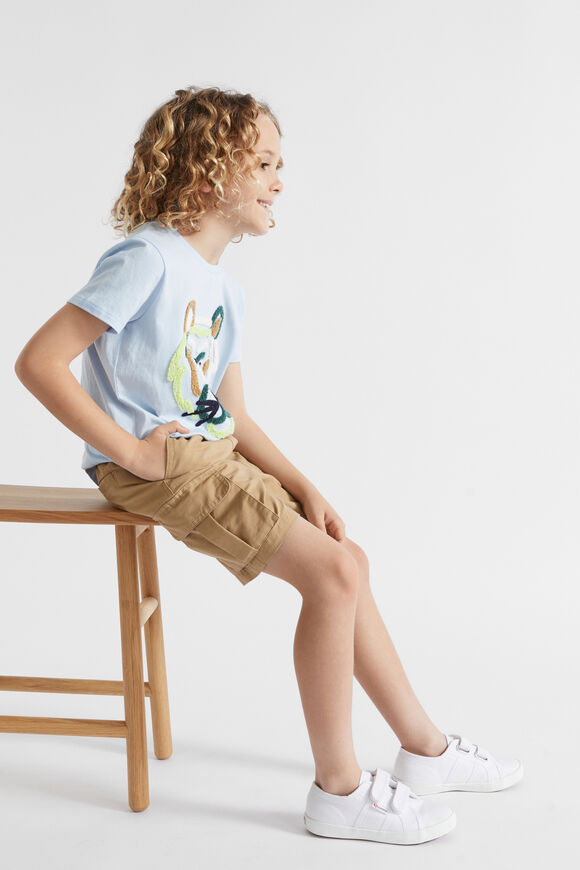 Textured Cargo Short  Biscotti  hi-res