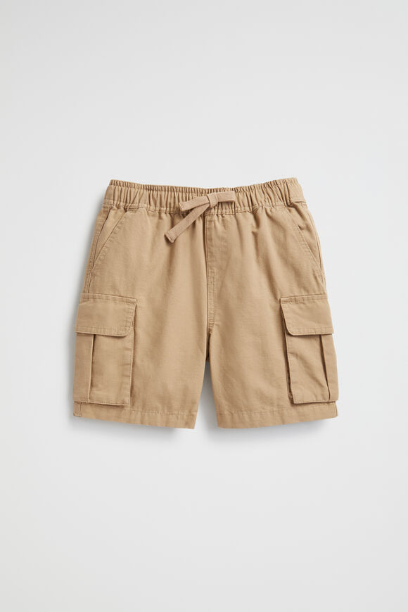 Textured Cargo Short  Biscotti  hi-res