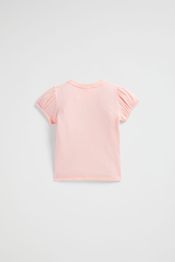 Core Rib Tee  Dusty Rose  hi-res