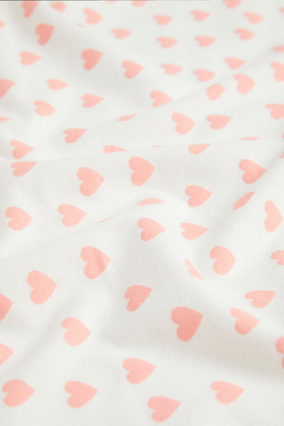 Hearts Stretchy Wrap  Bright Peach  hi-res