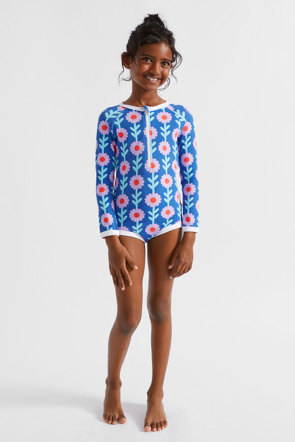 Retro Daisy Rashsuit  Marine  hi-res