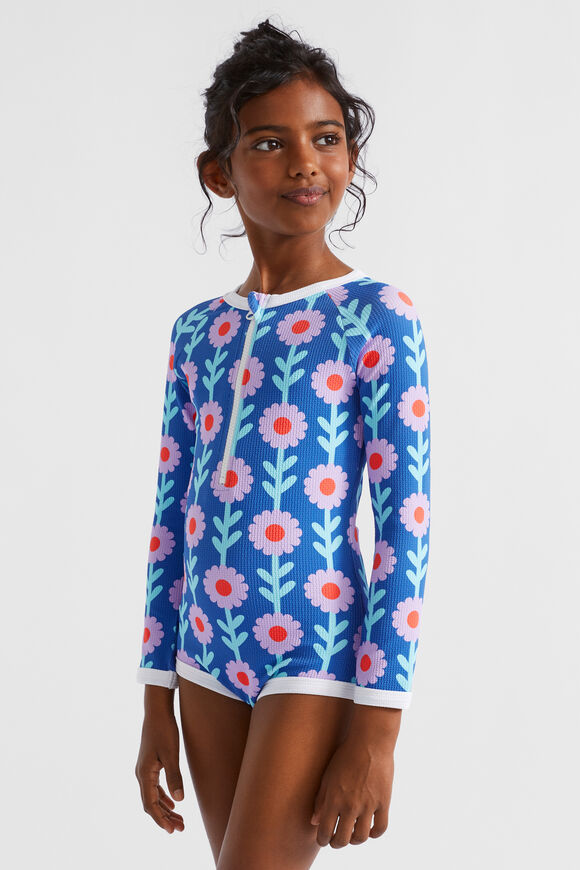 Retro Daisy Rashsuit  Marine  hi-res