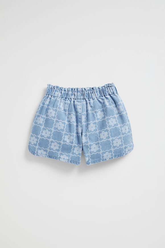 Daisy Check Short  Clean Blue Wash  hi-res