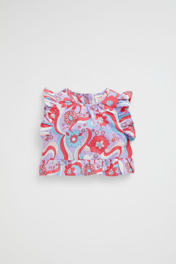 Daisy Wave Top  Lavender  hi-res