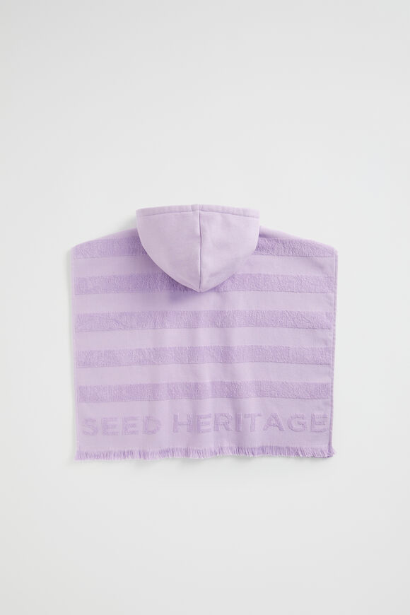 Heritage Terry Poncho  Lavender  hi-res