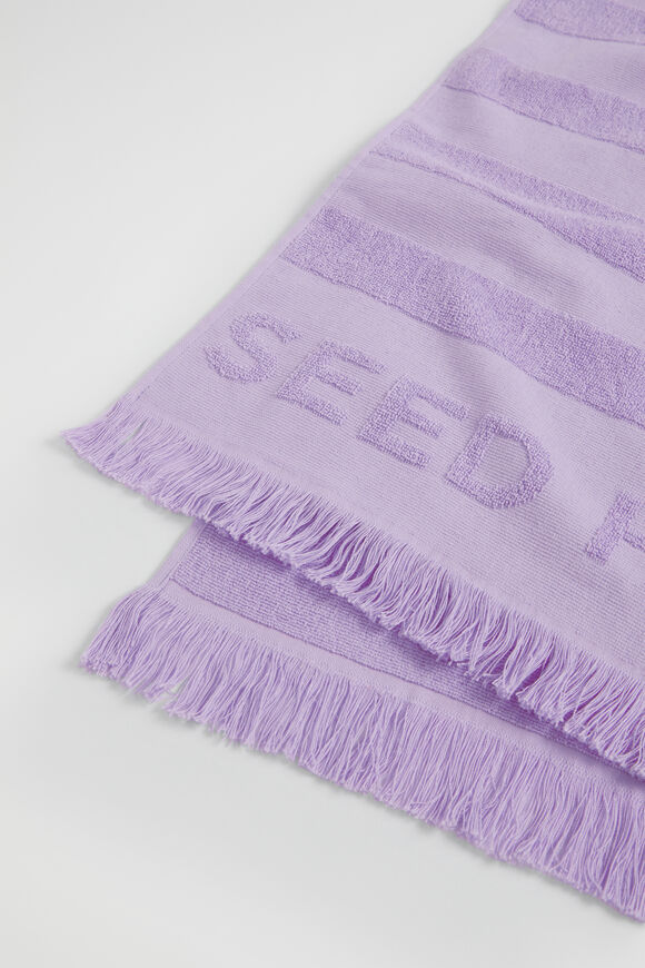 Heritage Terry Poncho  Lavender  hi-res