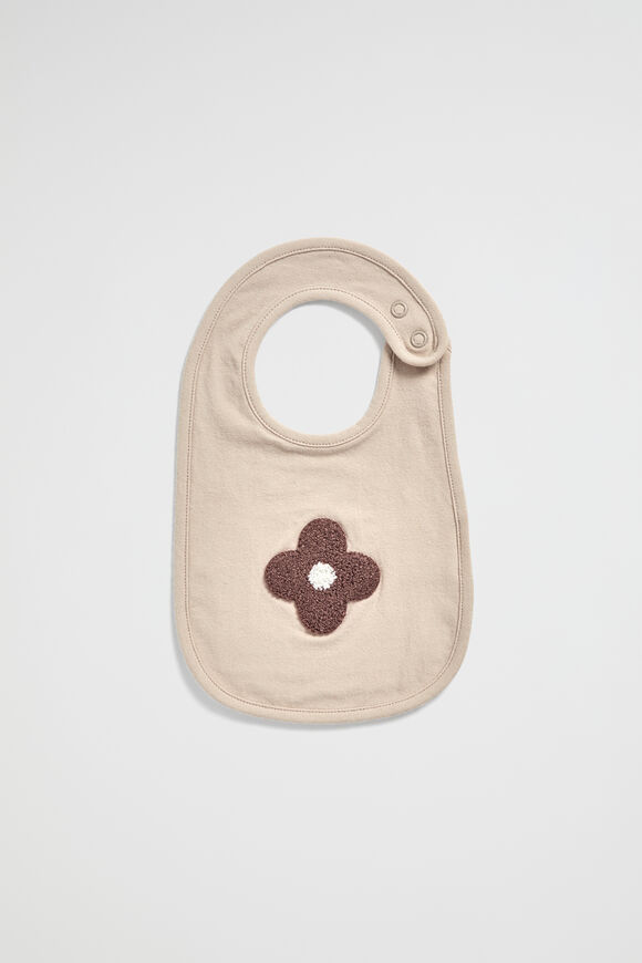Flower Bib  Sand  hi-res