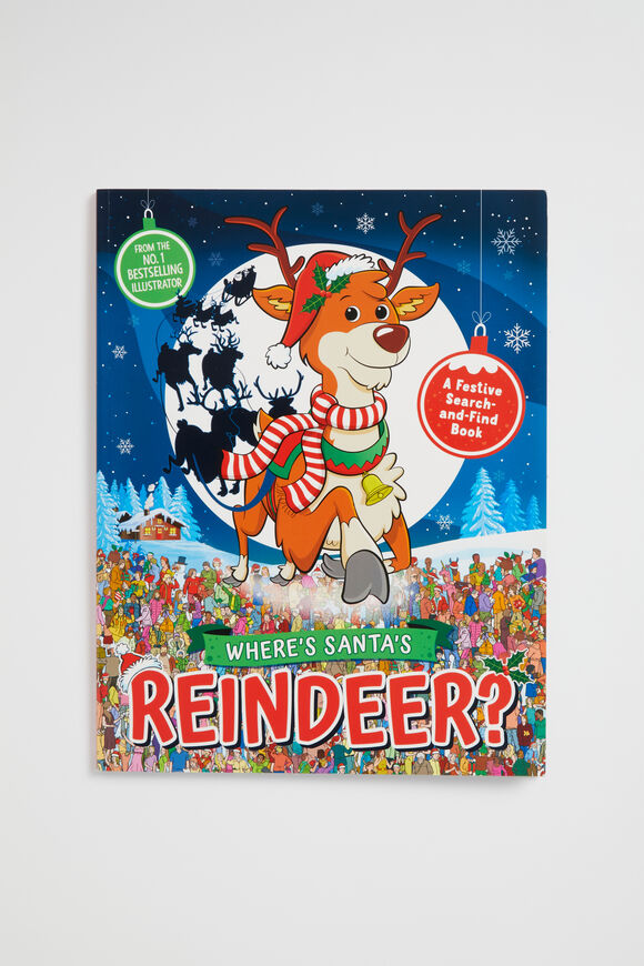Where's Santa's Reindeer Book  Multi  hi-res